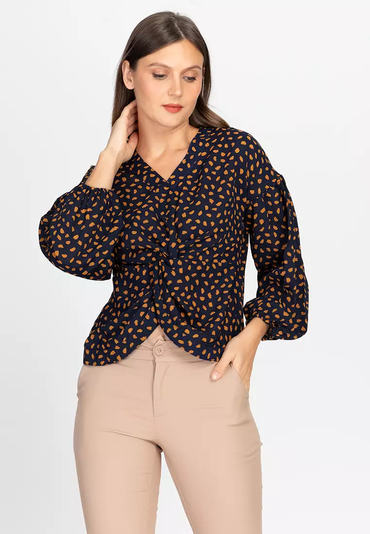 Pele Twist Wrap Top