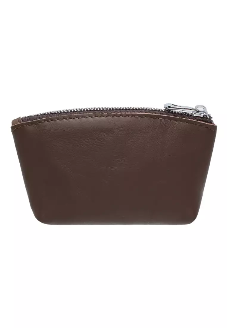 Leather Coin Pouch Zipper Wallet JK 40156