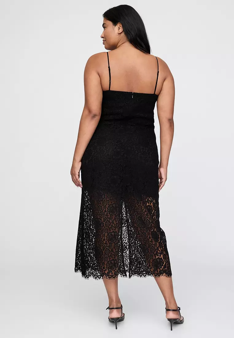 Buy GAP Lace Midi Slip Dress 2026 Online | ZALORA