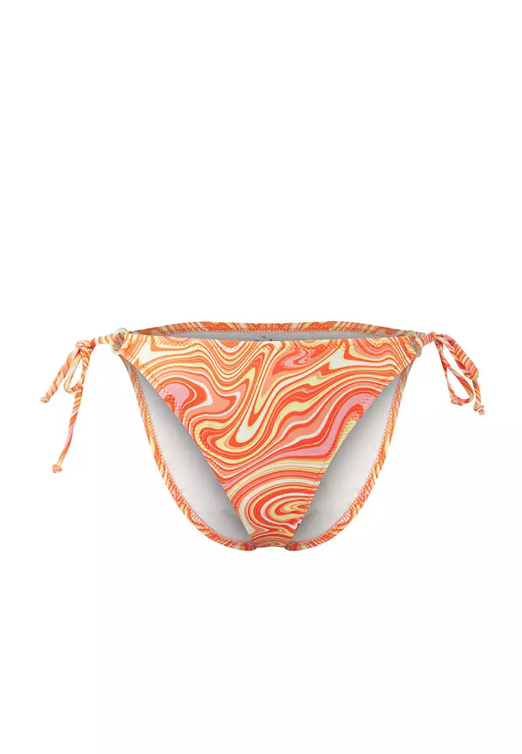 Abstract Patterned Accessory Regular Bikini Bottom TBESS24BA00135