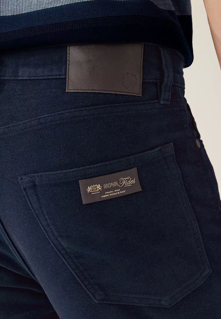 Regular Fit Moleskin Trousers