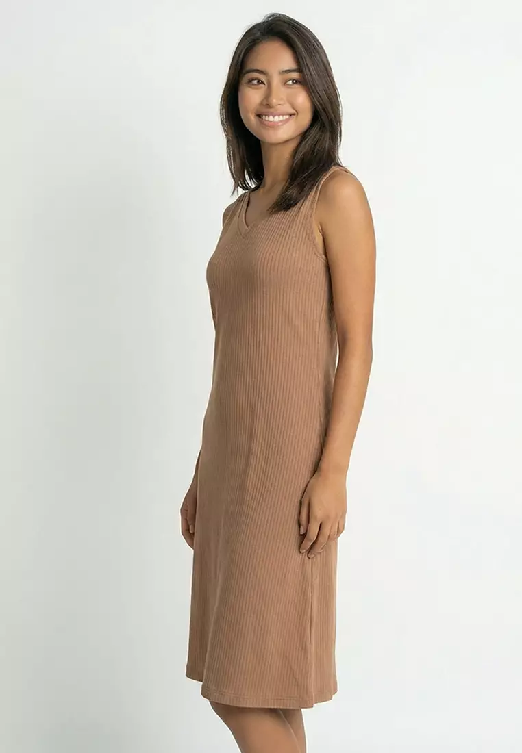 Jaycel Textured Ribbed Dress