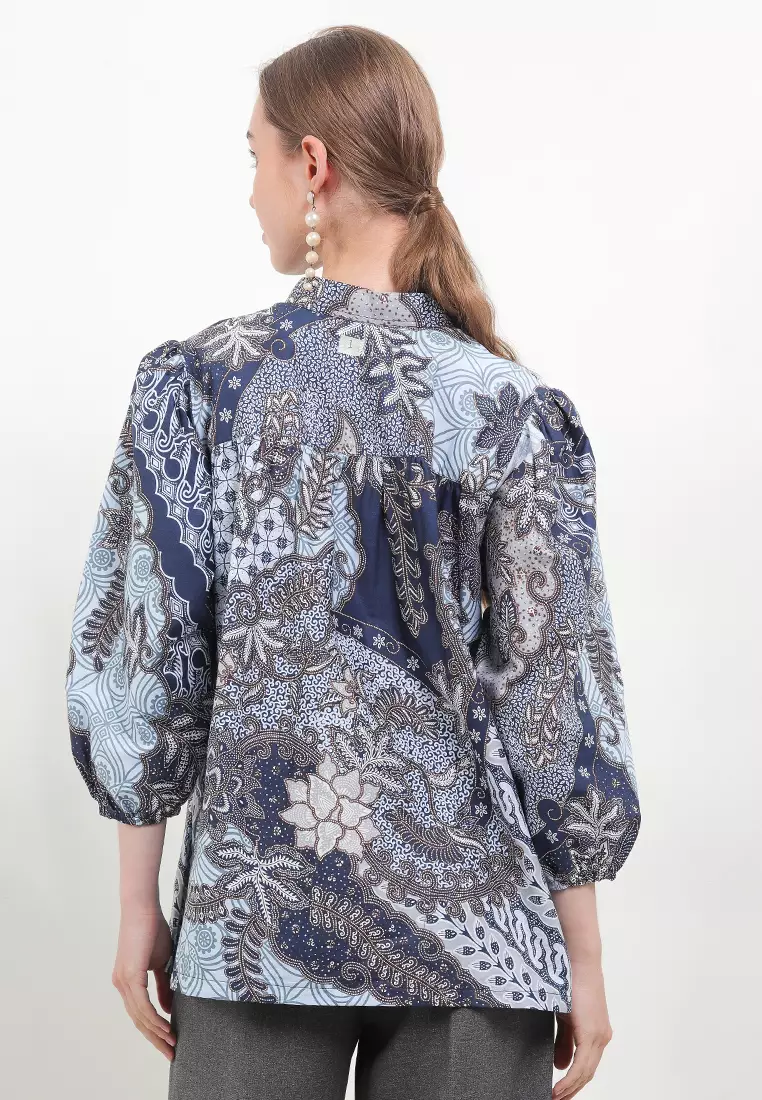 Cantika Blouse Batik Katun Wanita