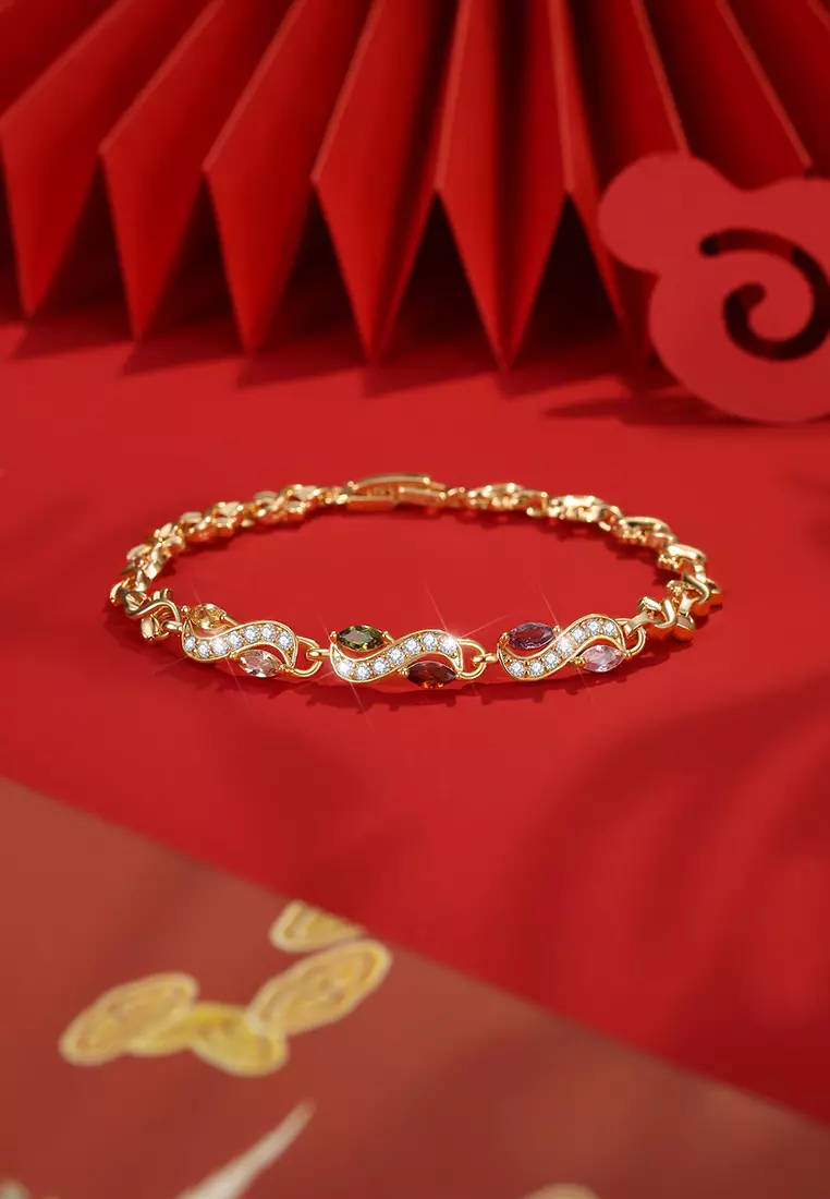 Gelang Wanita B004 Korea Titanium Original Anti Luntur Perhiasan Cewek