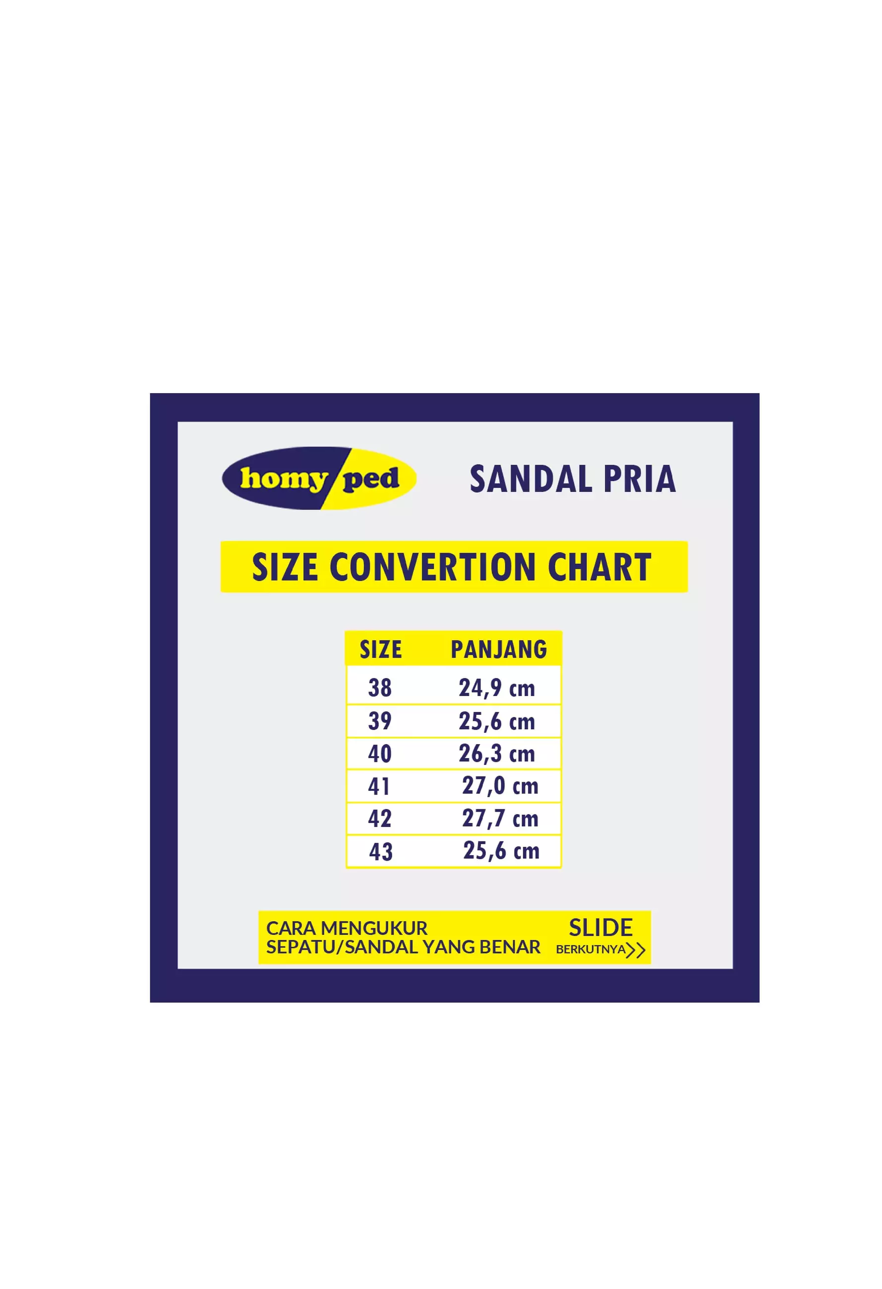 Homyped Marlon 02 Sandal Selop Pria