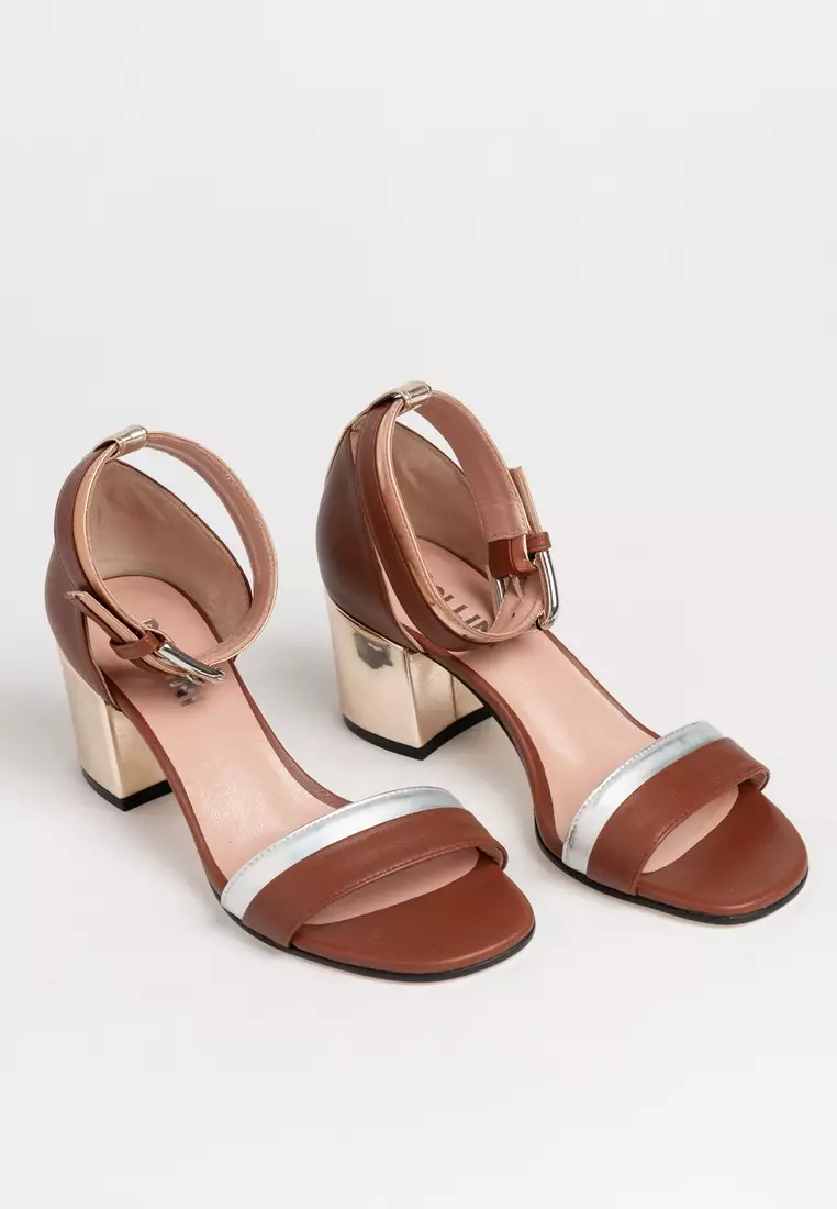 Pollini Women's Brown Sandals