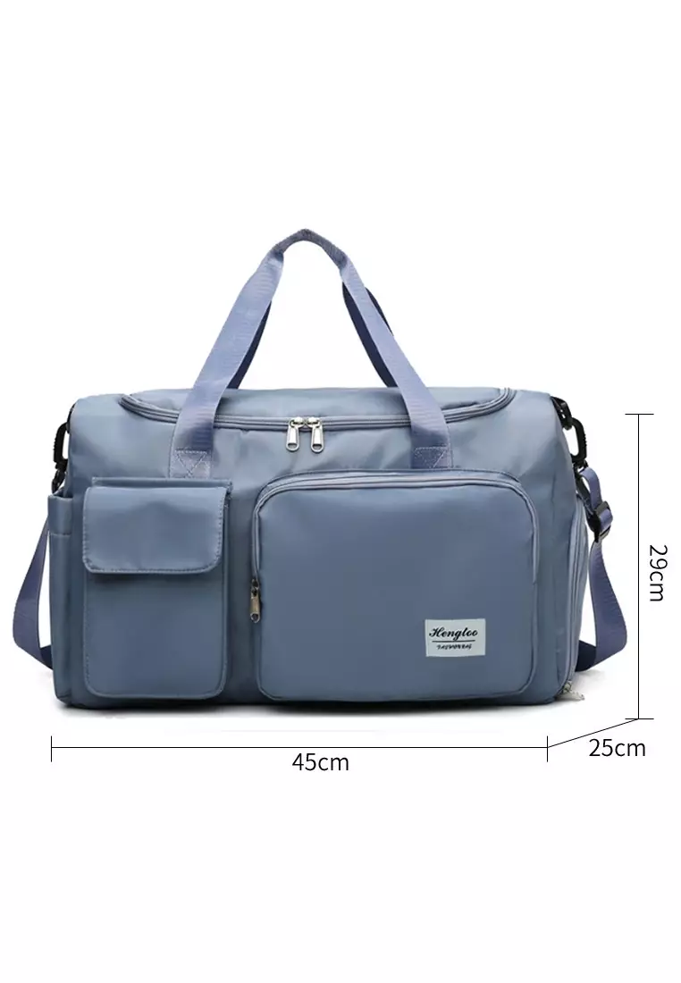 Yoga bag with shoe compartment clearance