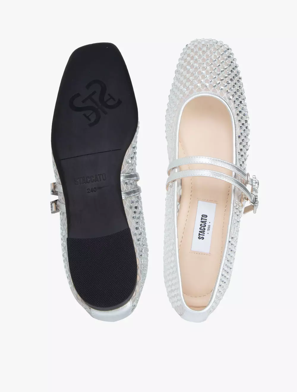 Staccato EPQ16-GRE Flats - Grey