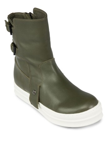 Boots Wesprit outlet 旺角ith Buckle, 女鞋, 靴子