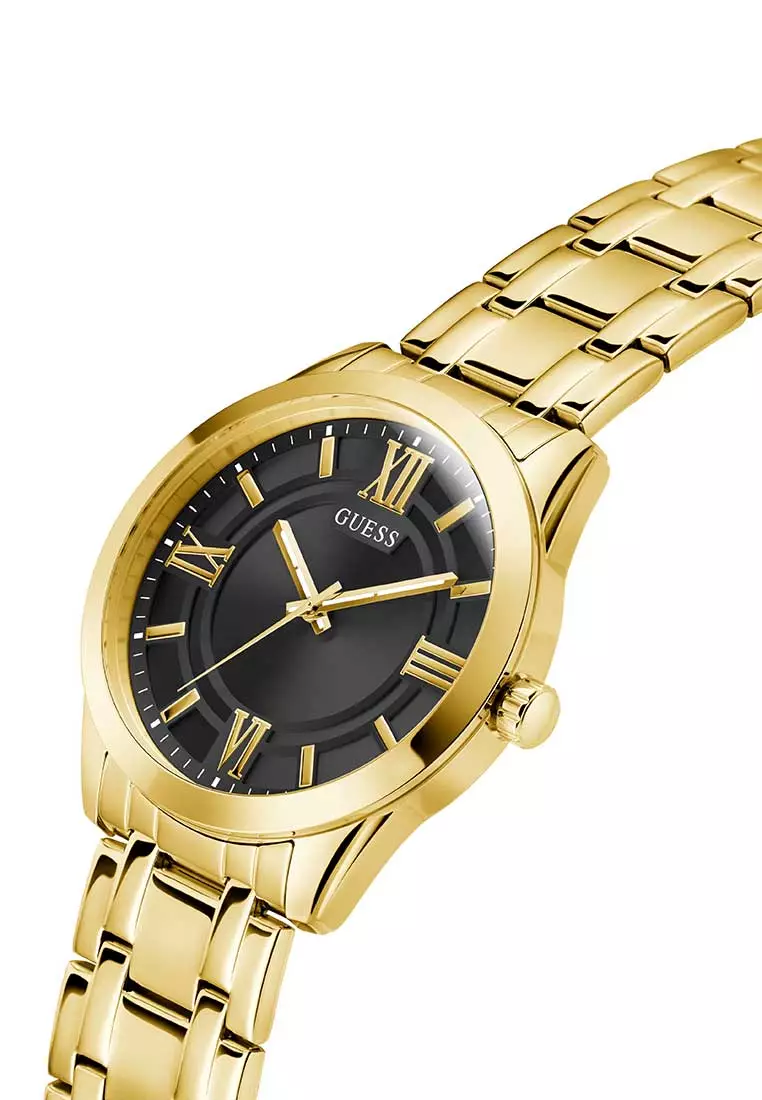 GUESS Gents Watch ELLIOT GOLD TONE - GW0893G4