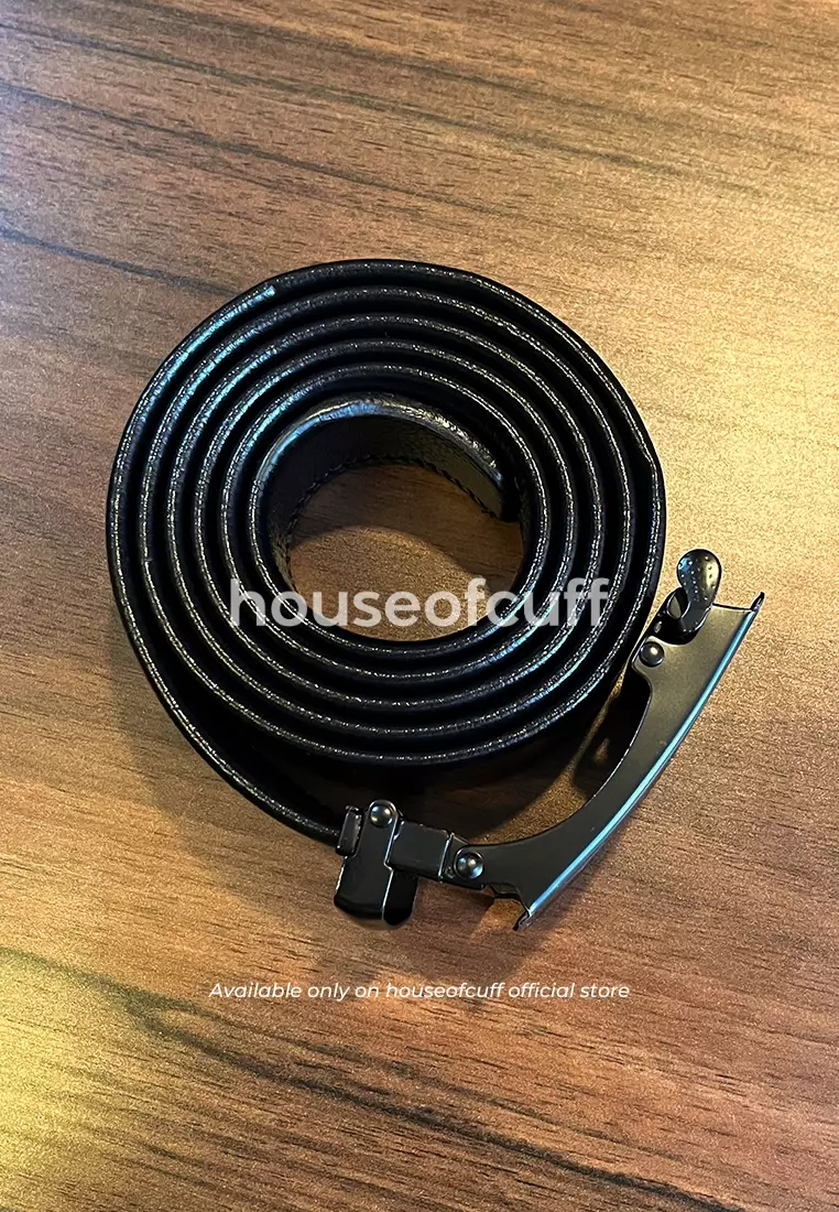 Houseofcuff ikat pinggang rail hitam belt RL01