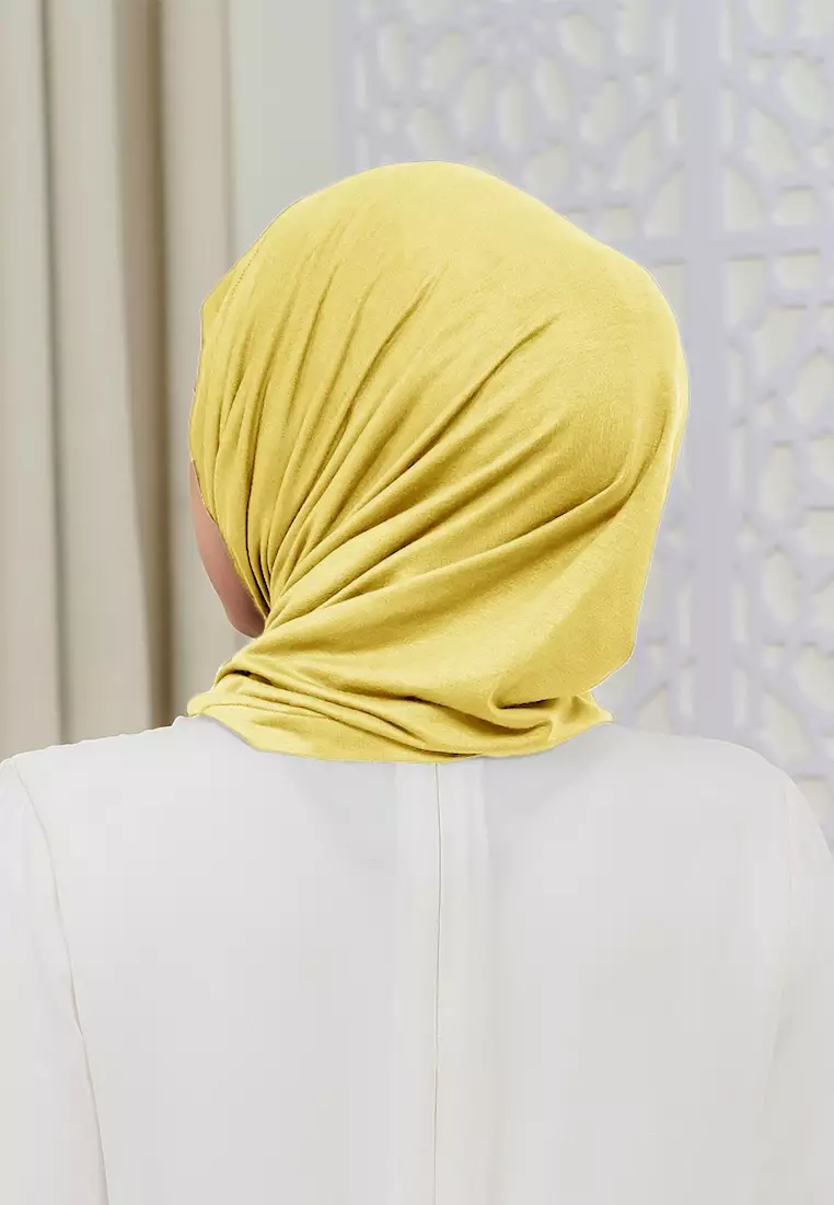 HIJAB INSTAN LUMA - YELLOW