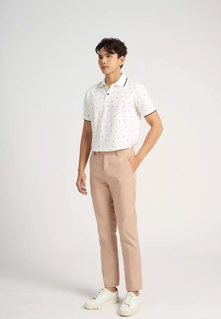 Printed Collar T-Shirt for Men