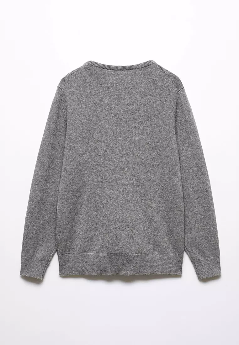 Buy MANGO KIDS V Neck Sweater 2024 Online ZALORA Singapore