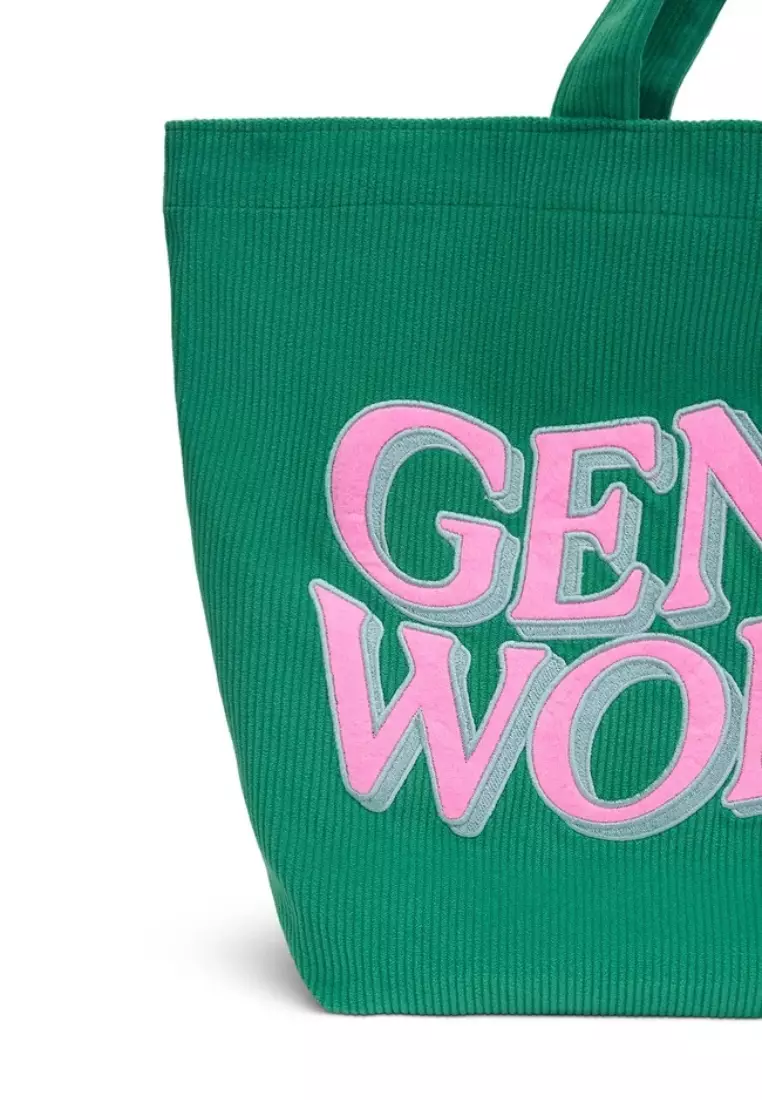 Gentlewoman Corduroy Tote Bag Green