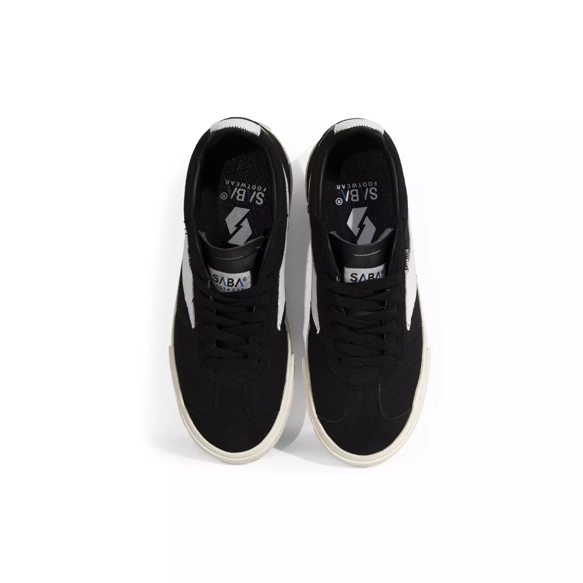 SABA Brazilian Mono Black White - Sepatu Sneakers Pria Dan Wanita