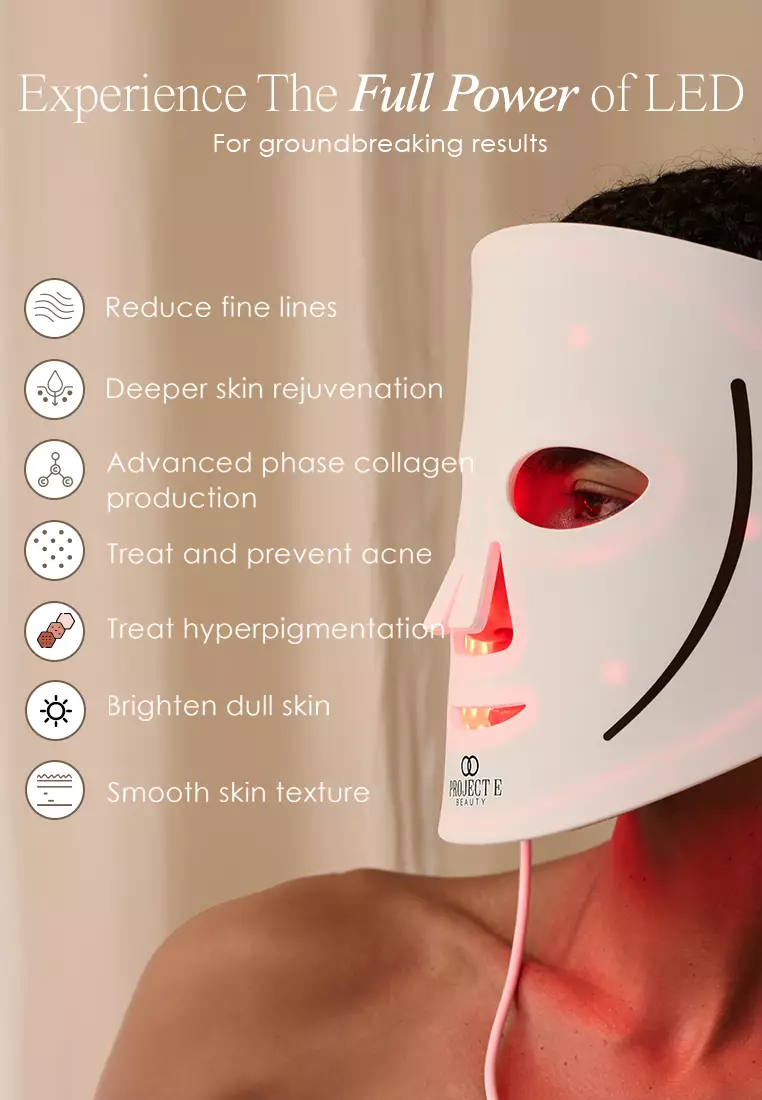 Project E Beauty Lumalux Face | Pro LED Light Therapy Mask