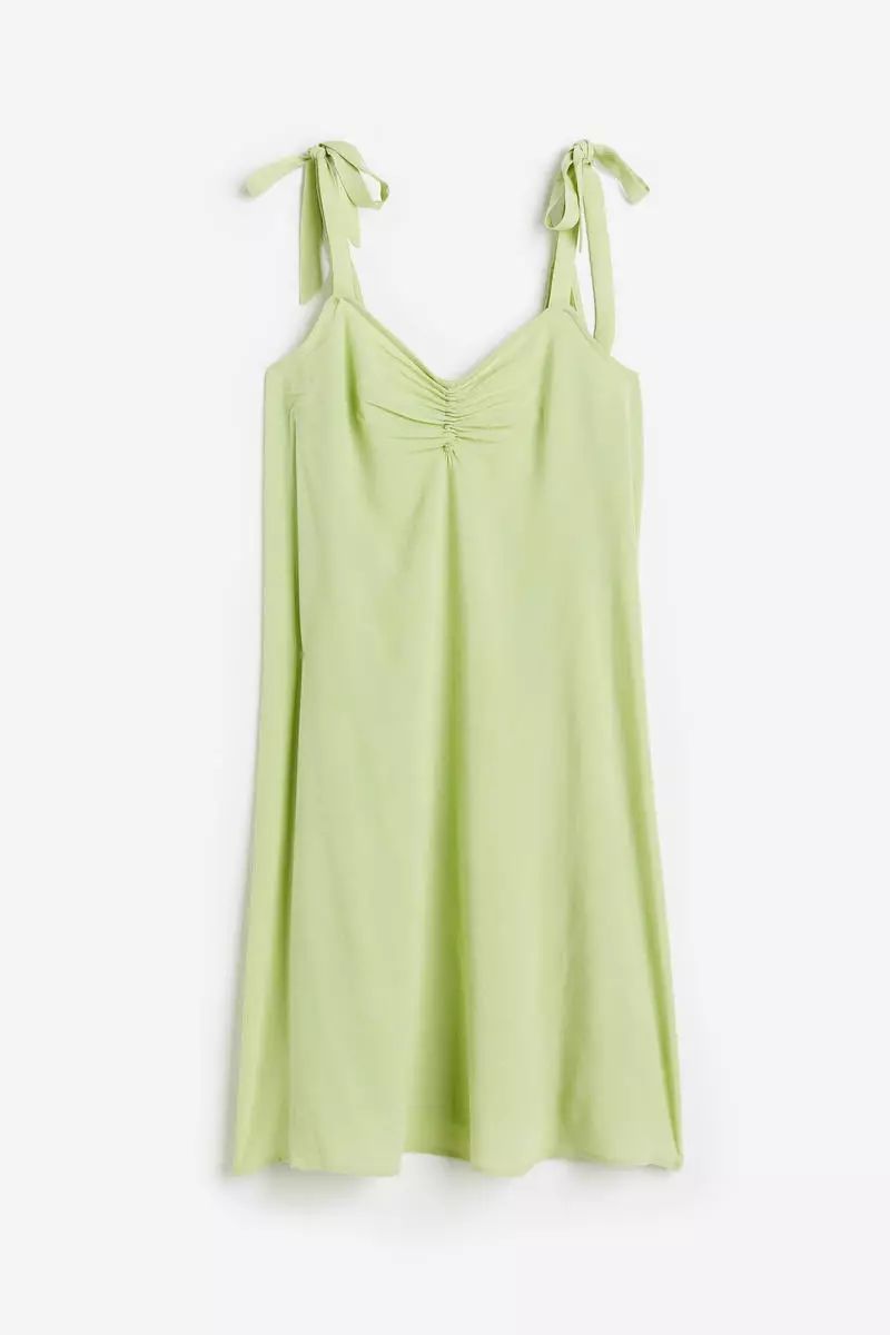 MAMA Tie-detail dress