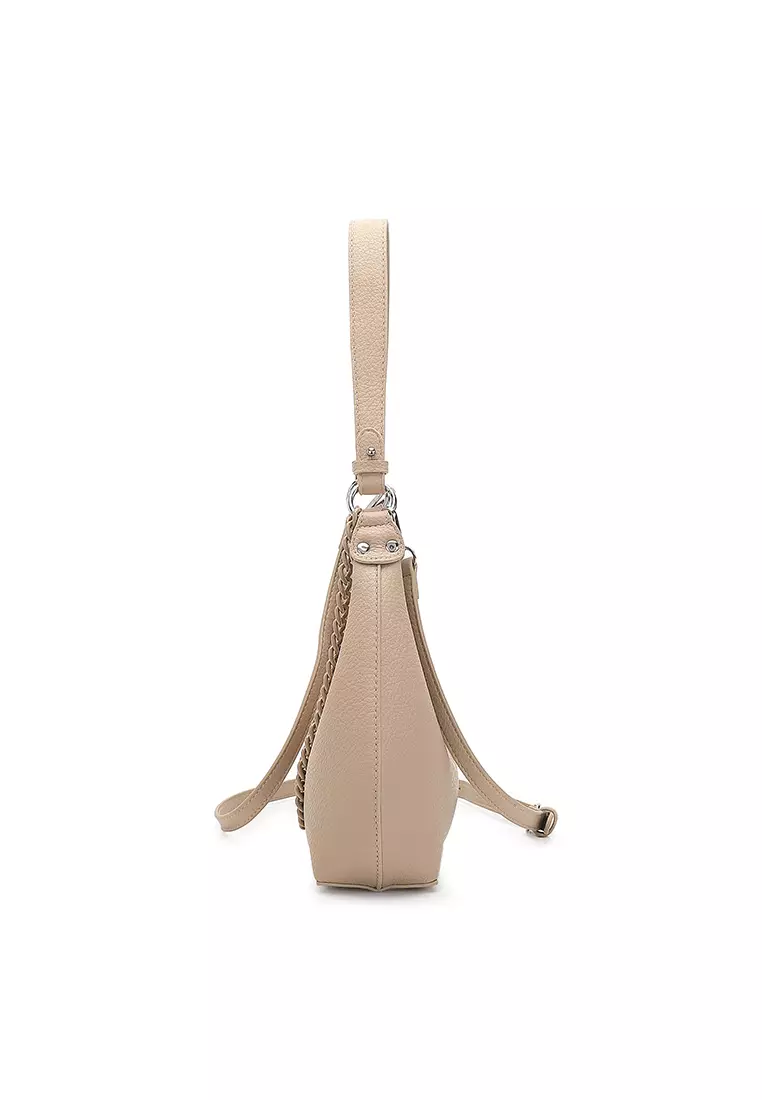 Women's Top Handle Bag / Sling Bag / Crossbody Bag / Shoulder Bag (手拿袋 / 斜孭袋 / 單肩包) - 棕色