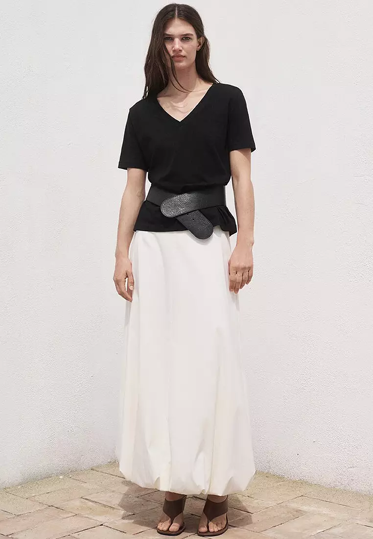 V-Neck Cotton T-Shirt