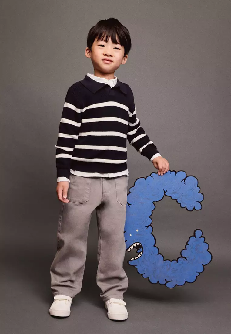 Straight Cotton Jeans