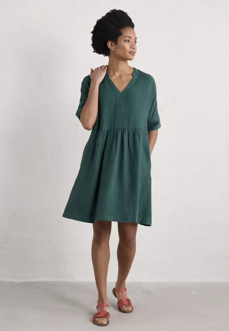 線上選購 Seasalt Cornwall Seasalt Cornwall Teal Draw Kiln Dress | ZALORA 台灣