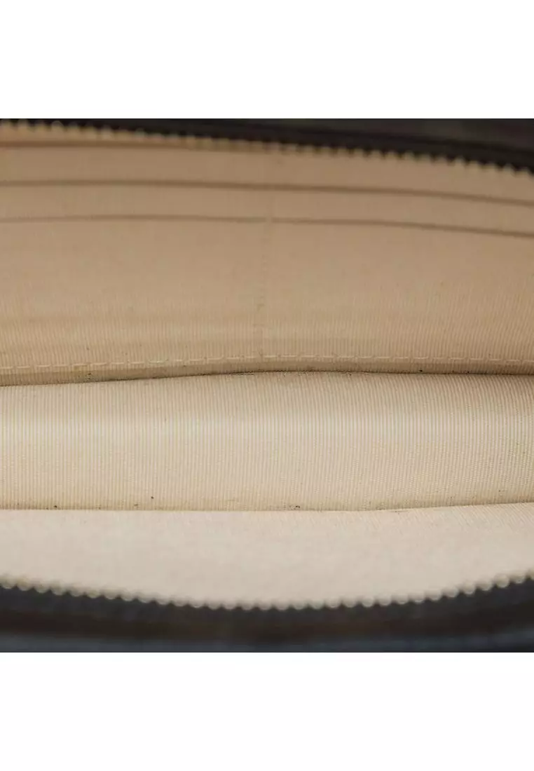 Pre-Loved Chanel Cc Tricolor Quilted Goatskin Multi Pocket Wallet On Chain