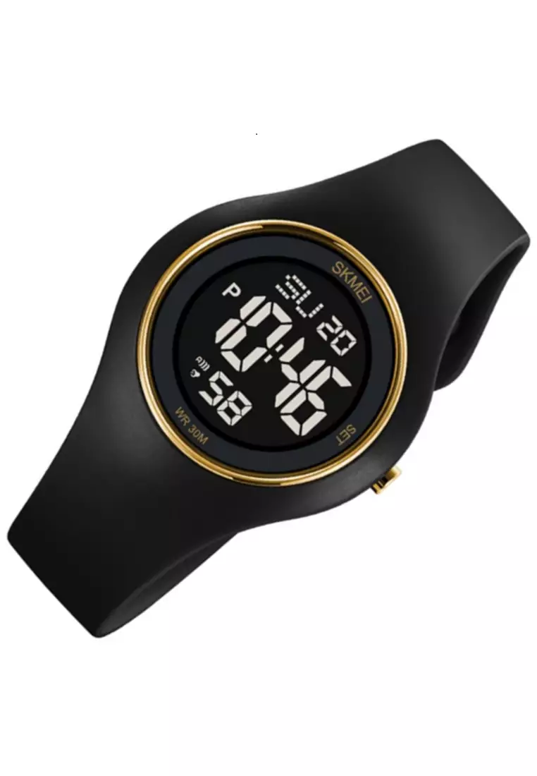 Jam Tangan Digital Pria Waterproof Many Function Strap Tali Material Silicone DV12 ORIGINAL