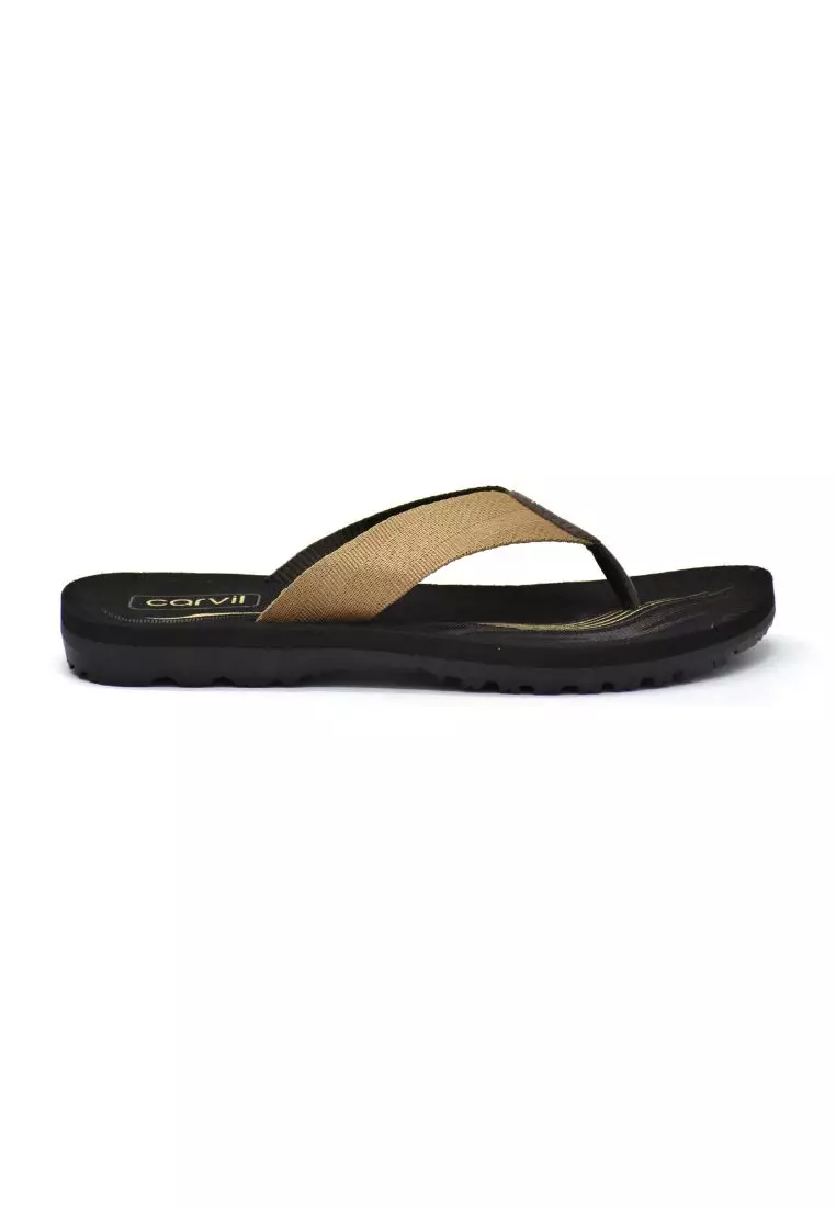 Carvil Sandal Pria Xabreno-M Brown/Beige