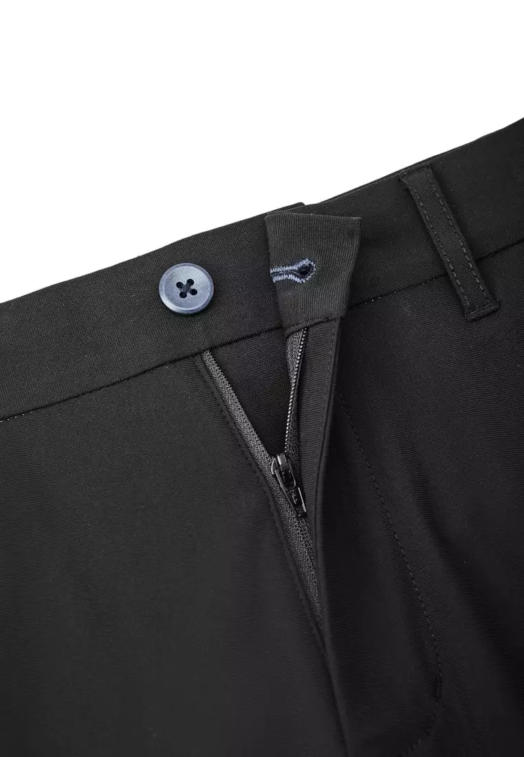 G2000 Effortless Motion Multi-Way Stretch Poly Knit Ottoman Slim Tapered Fit Casual Pants