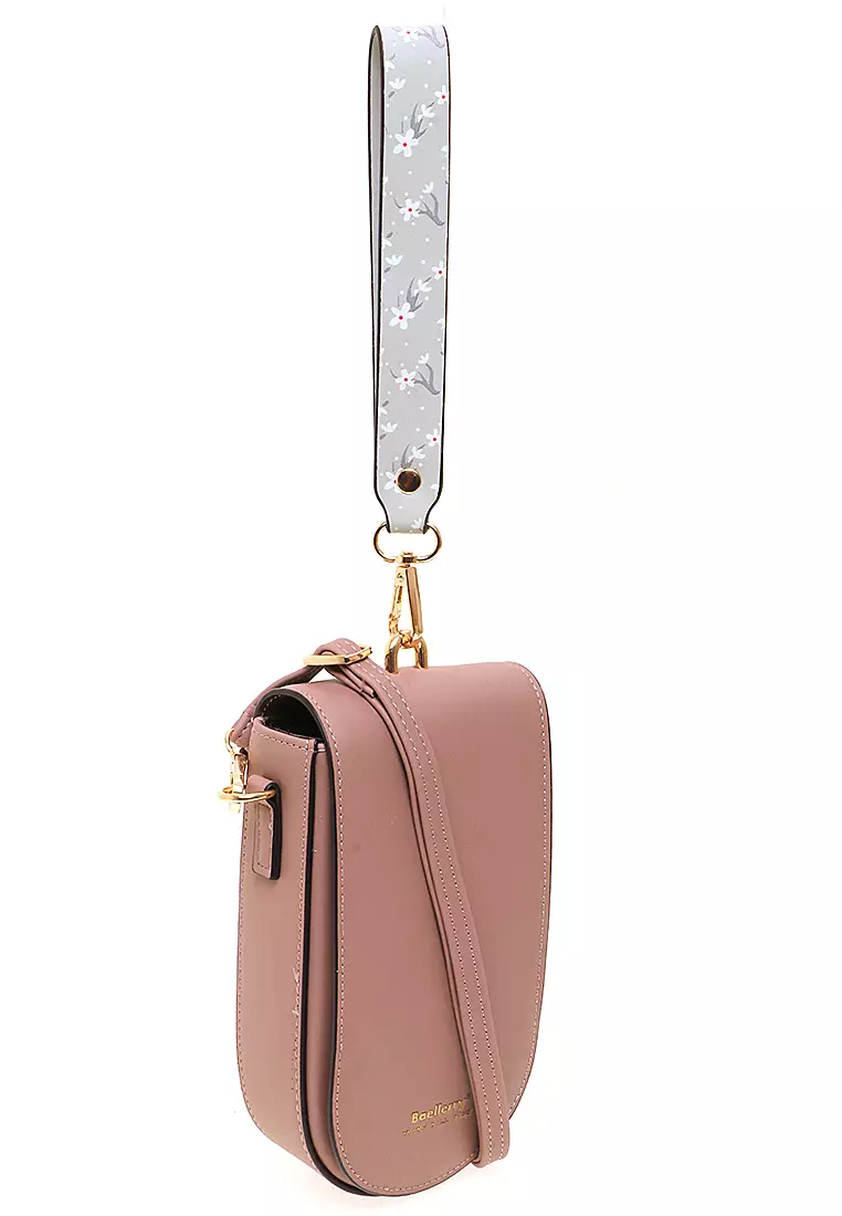 Tas Selempang Fashion Wanita Sling Bag Uniqe Design Material Leather Kulit ORIGINAL