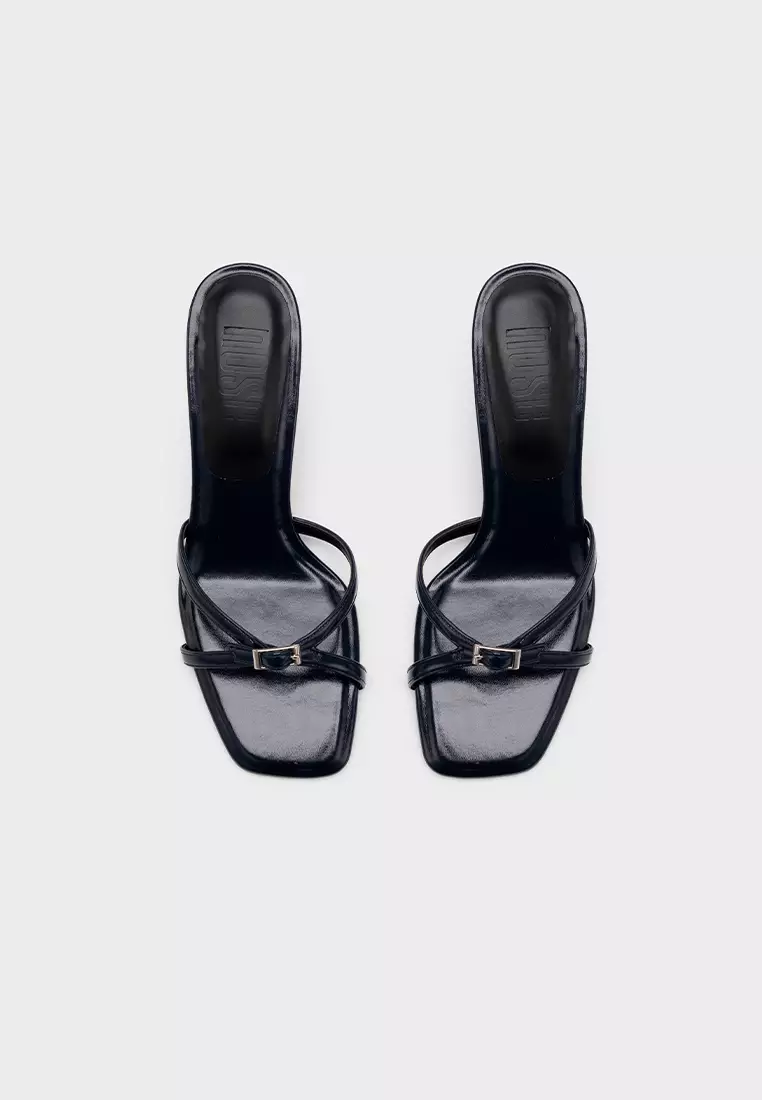 CLOUDFOAM SQUARE TOE STILETTO HEEL SLIDE