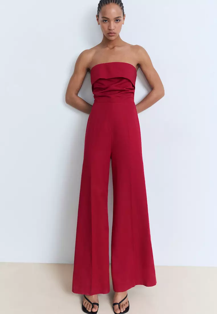 Long Strapless Jumpsuit