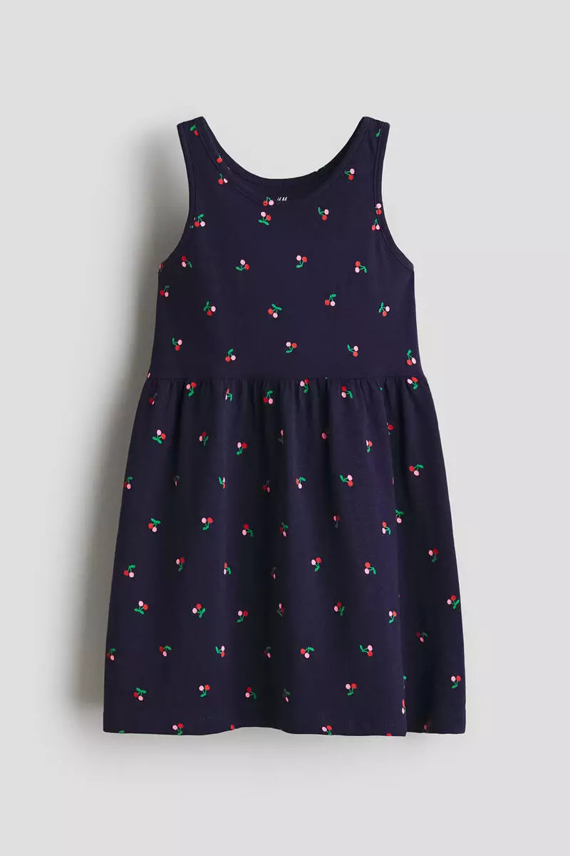 Printed cotton dress