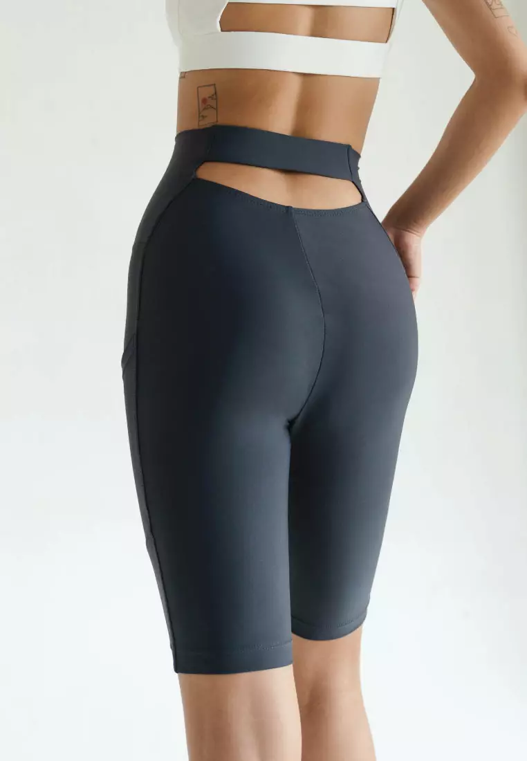 Nanette Short Legging - Slate Grey
