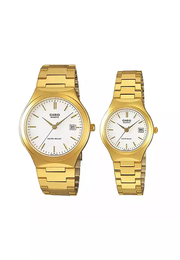 Buy Casio Couple Analog Watch MTP/LTP-1170N-7A Gold Stainless