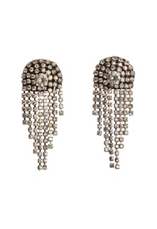 Buy Red S Revenge Abstract Reptile Print Dangle Earrings Online On