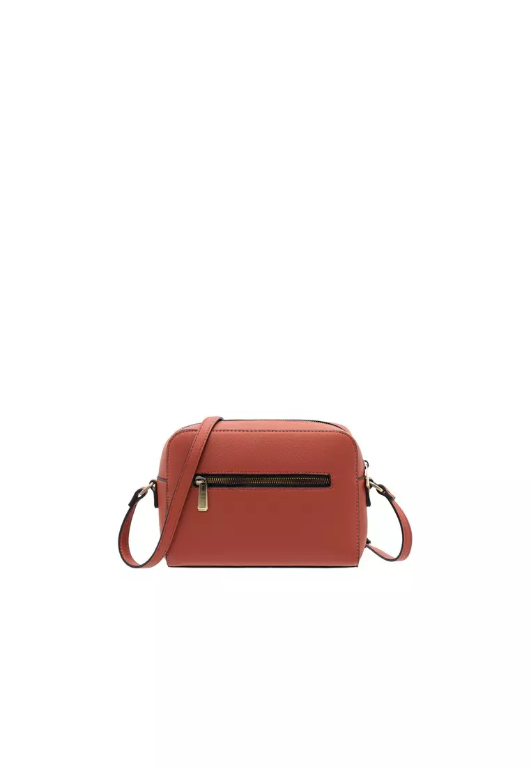 Rochelle medium logo and leather satchel 2025