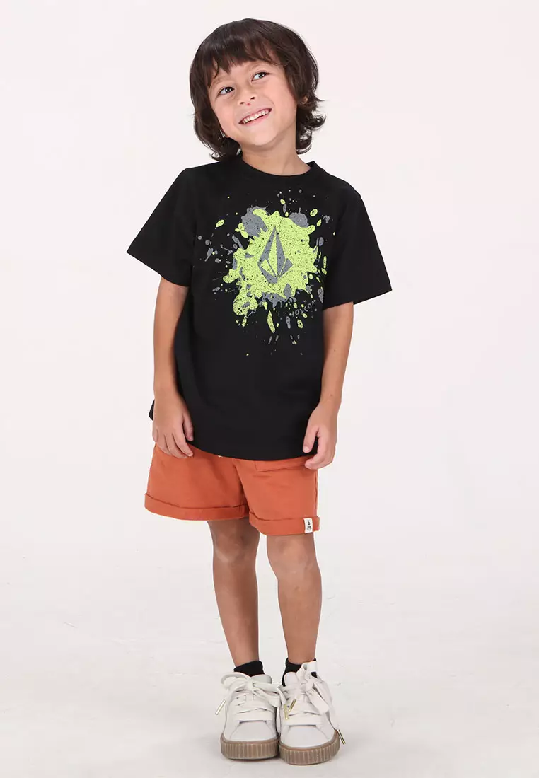 KRG SPLASH STONE SHORT SLEEVE TEE BLACK