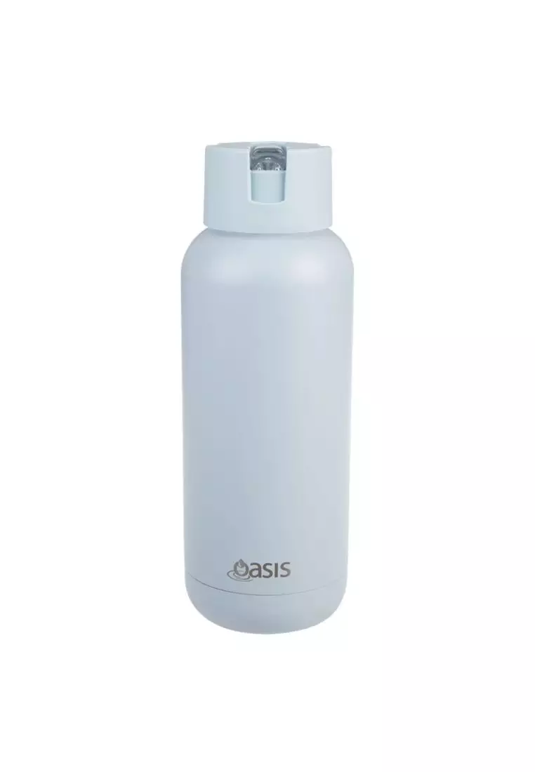 Oasis Stainless Steel Insulated Ceramic Moda Bottle 1L - Sea Mist