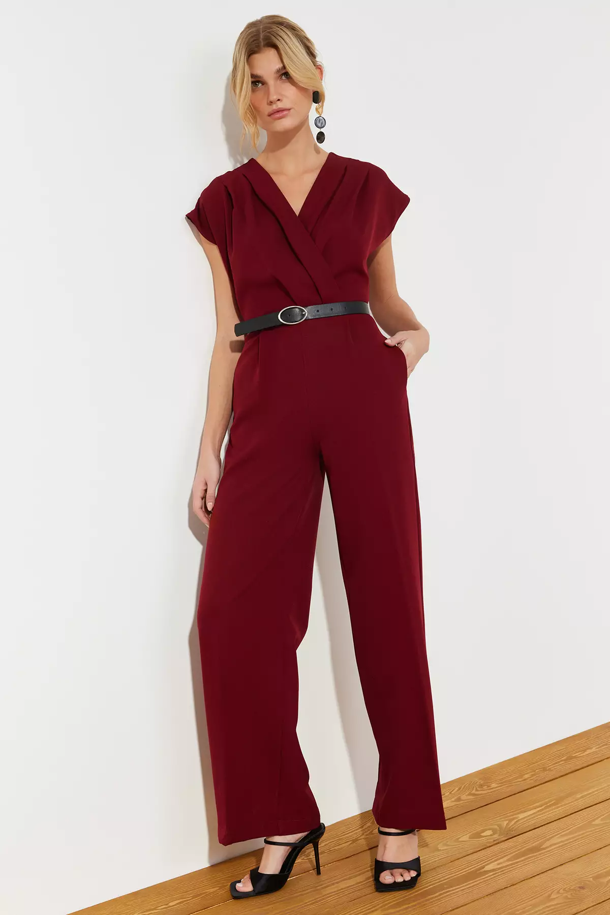 Burgundy Jumpsuit