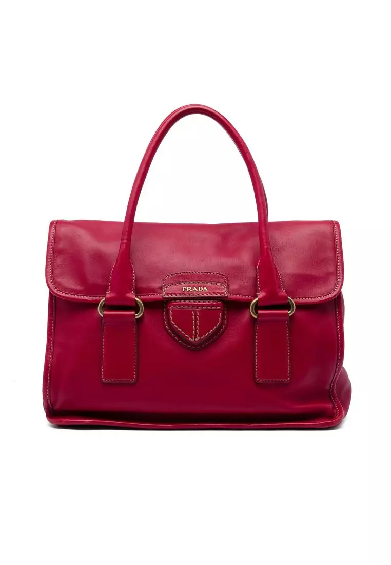 Pre-Loved Prada City Calf Handbag