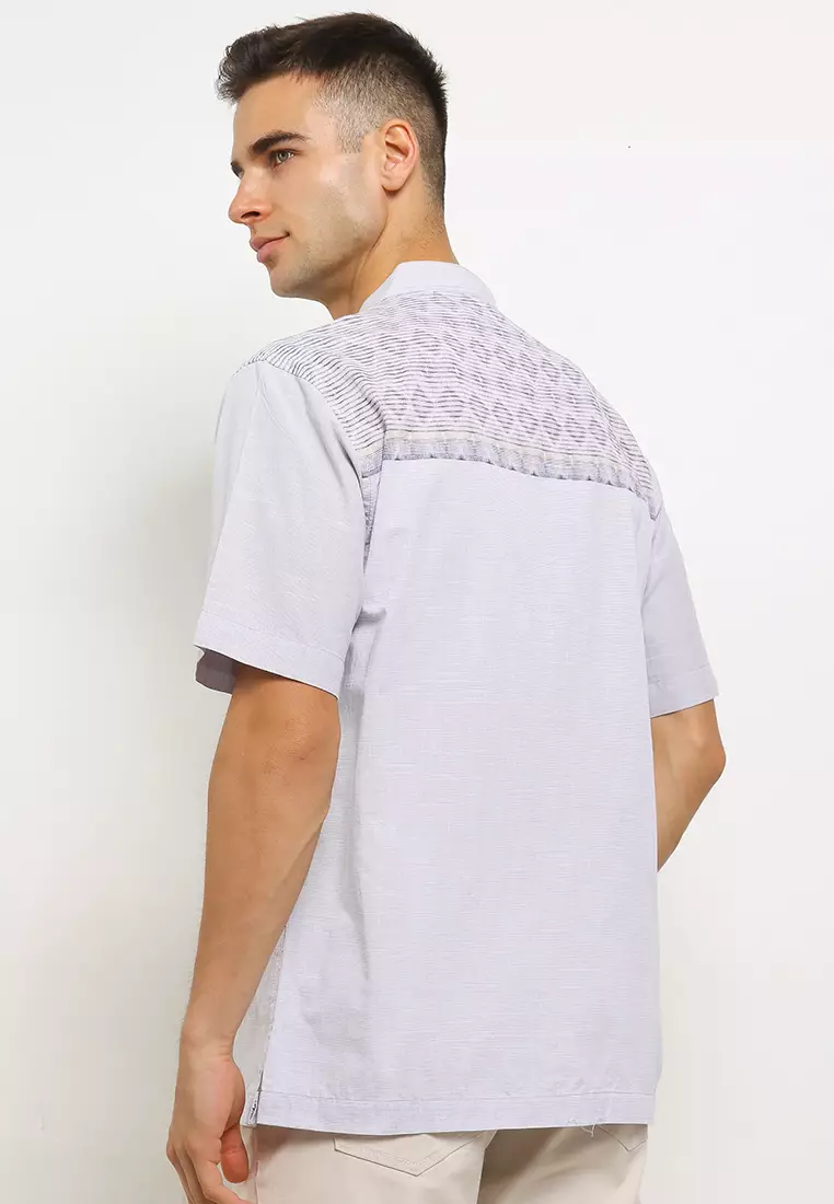 Dreamy Mauve Short Baju Koko