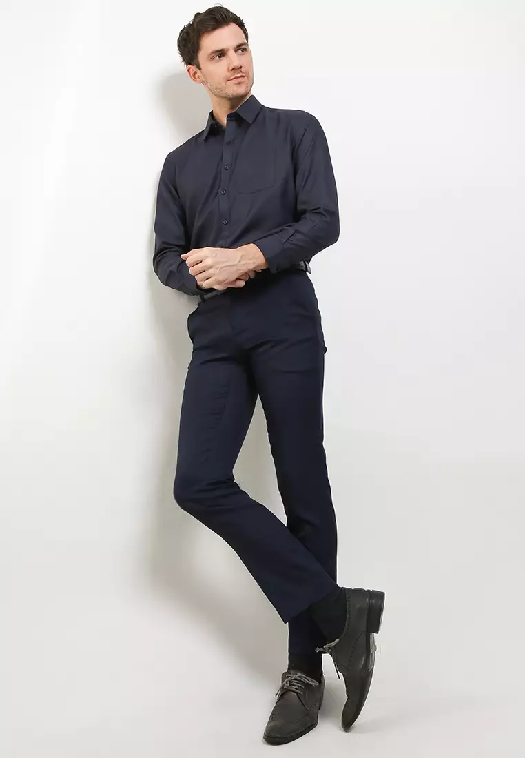 Oxford Soft Touch Long Sleeves Slim Fit Royal Series No. 05