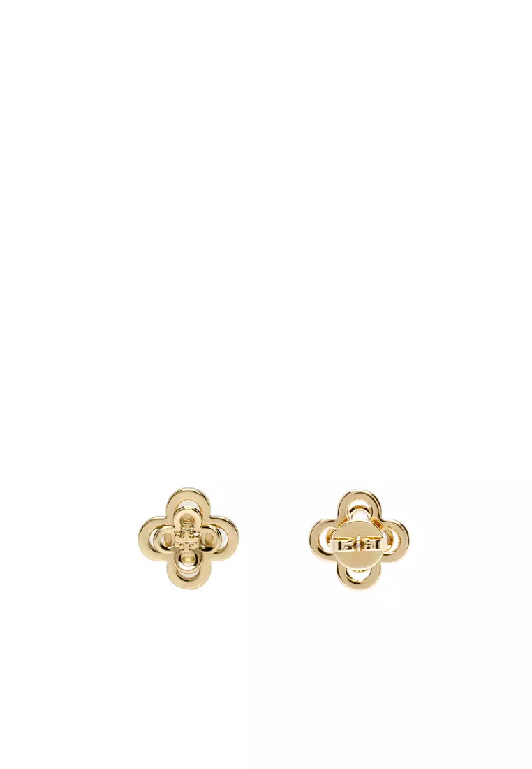 Kira Clover Stacked Stud Earrings