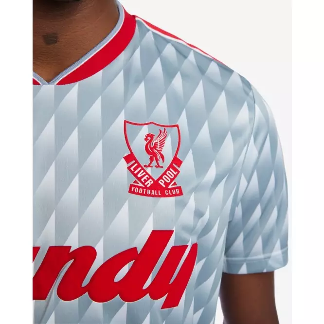 Liverpool FC Lfc Adult Retro 89-91 Candy Away Shirt Men - Official LFC Jersey Original Pria