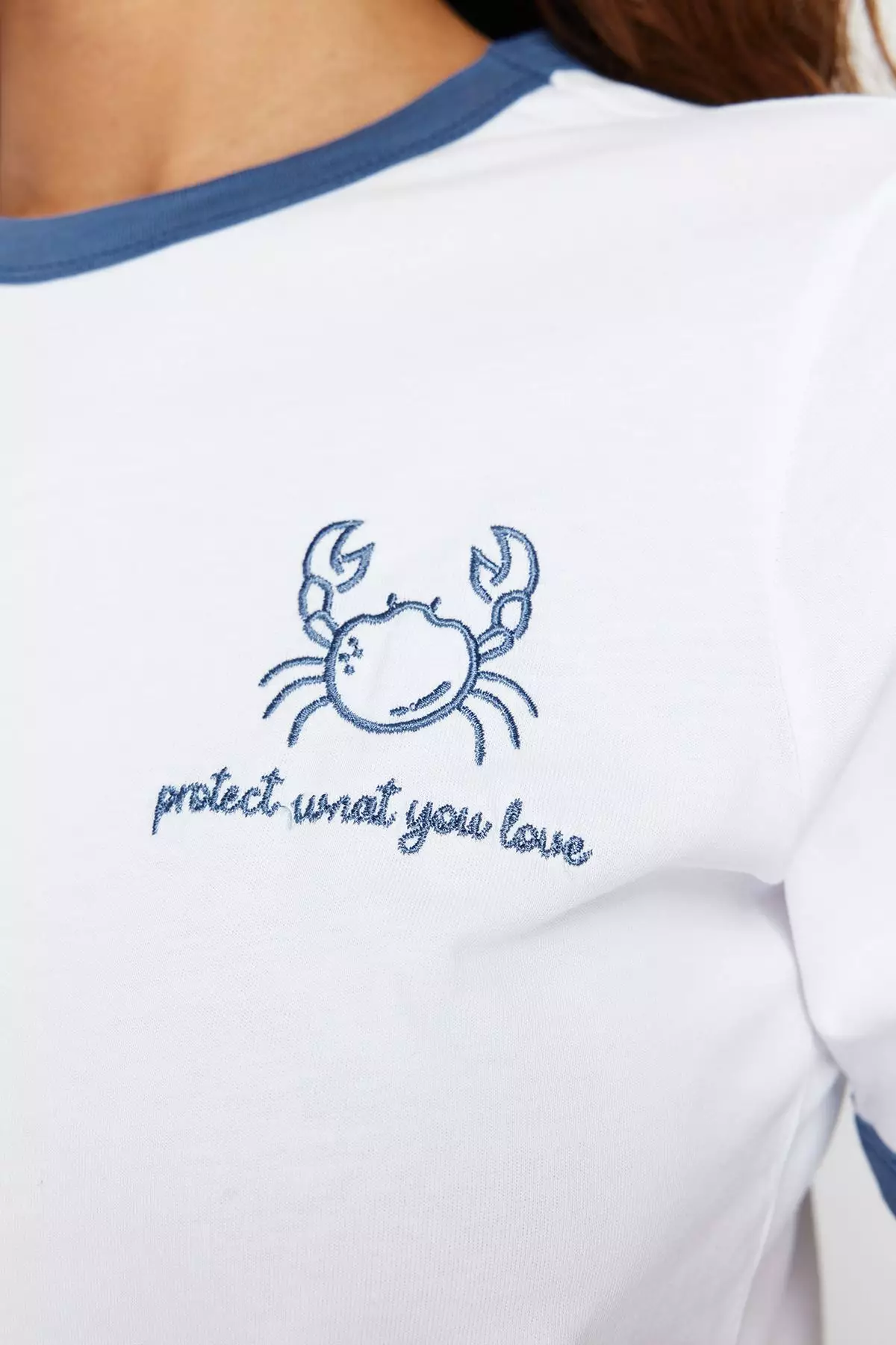 Cotton Embroidery T-Shirt