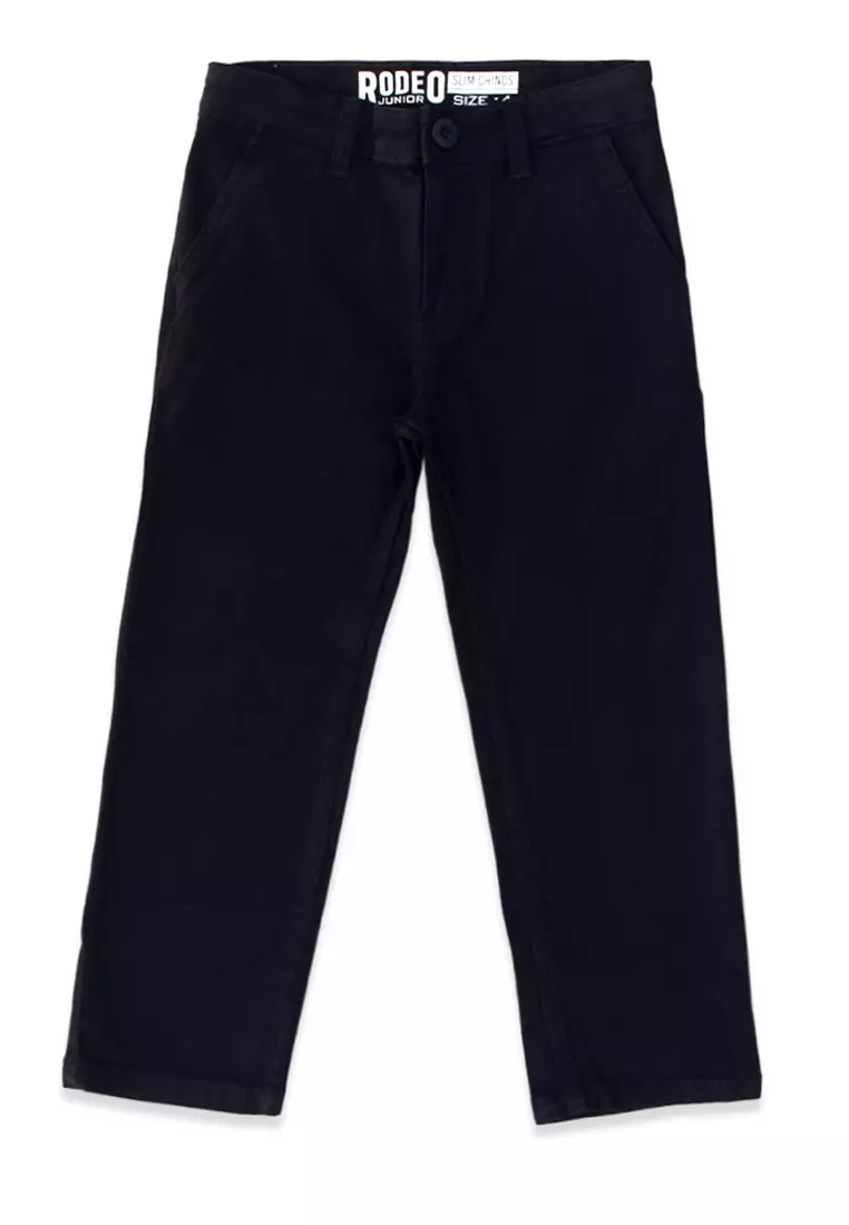 Long Pants/ Celana Panjang Anak Laki Black/ Rodeo Junior Stylish