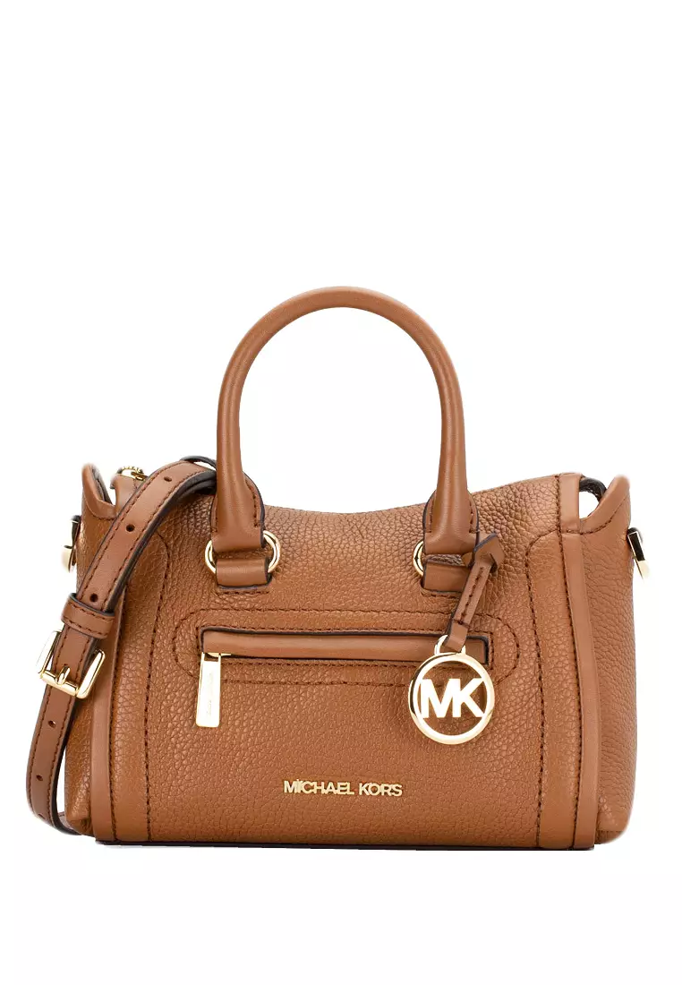 Mk satchel brown top