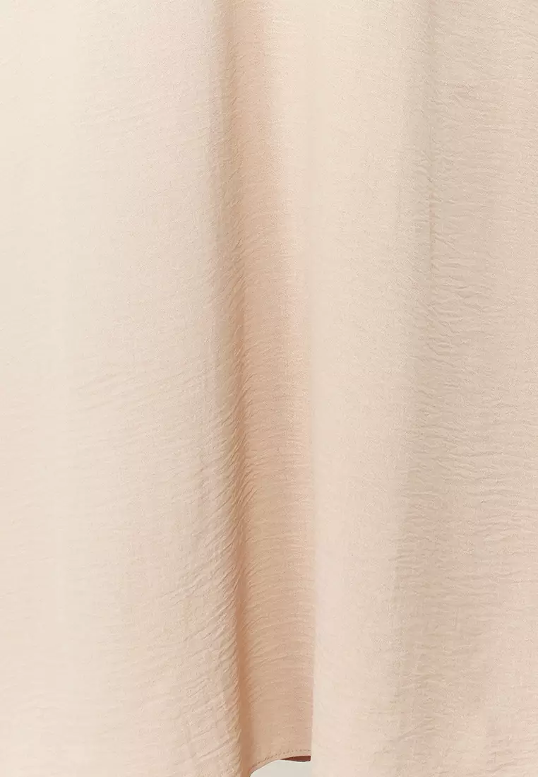 V-Neck Strappy Midi Dress
